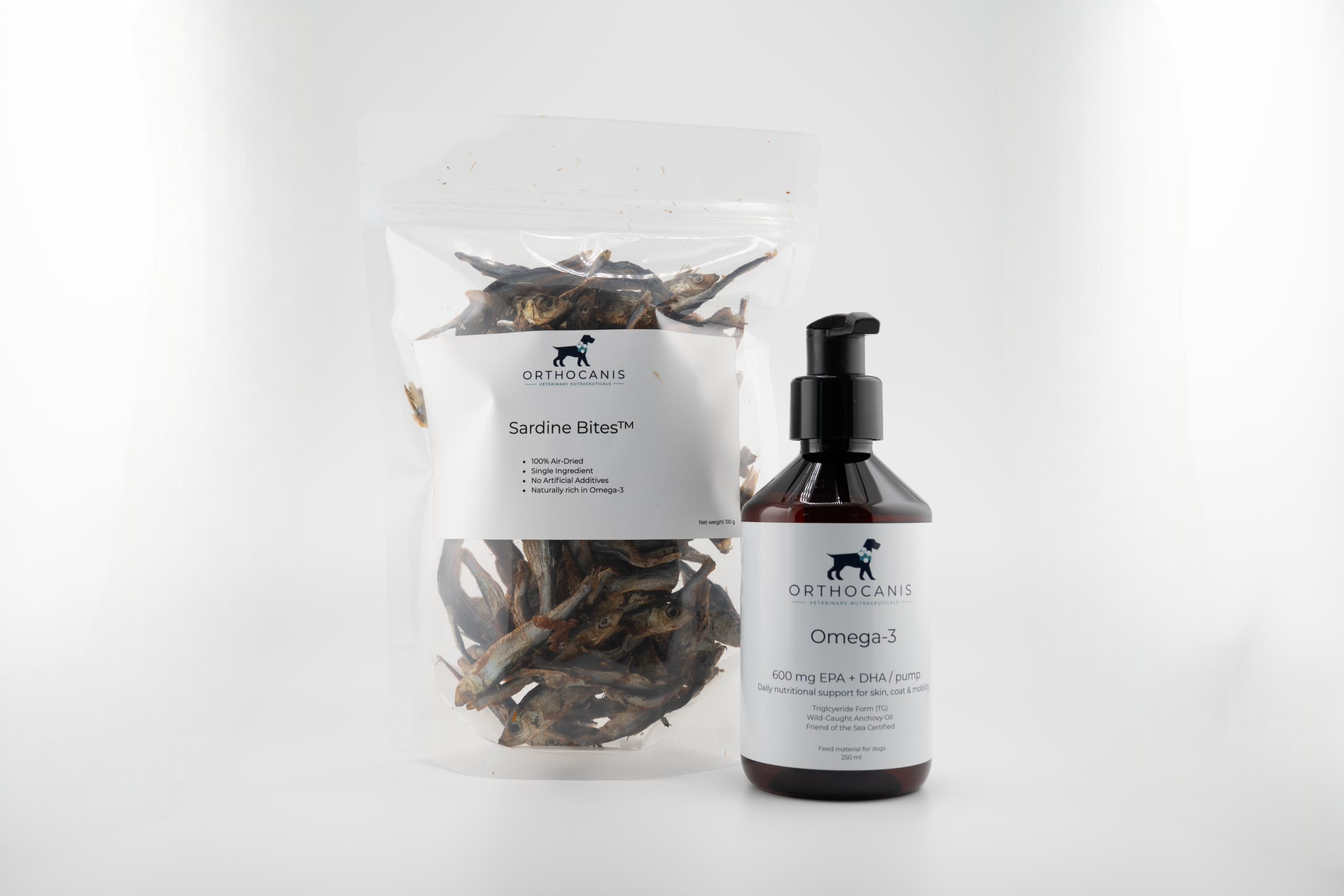 ORTHOCANIS Omega-3 en Sardine Bites