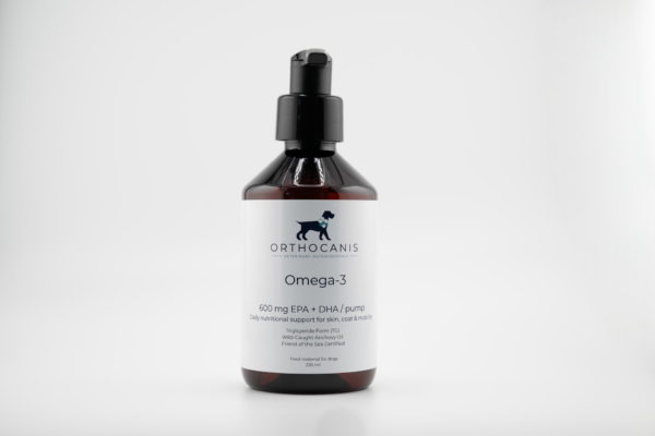 ORTHOCANIS Omega-3 fles met pompje, 250 ml